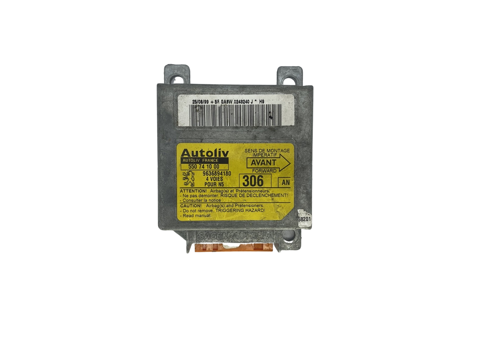 Controller 550741000 9636894180 PSA Autoliv main product photo