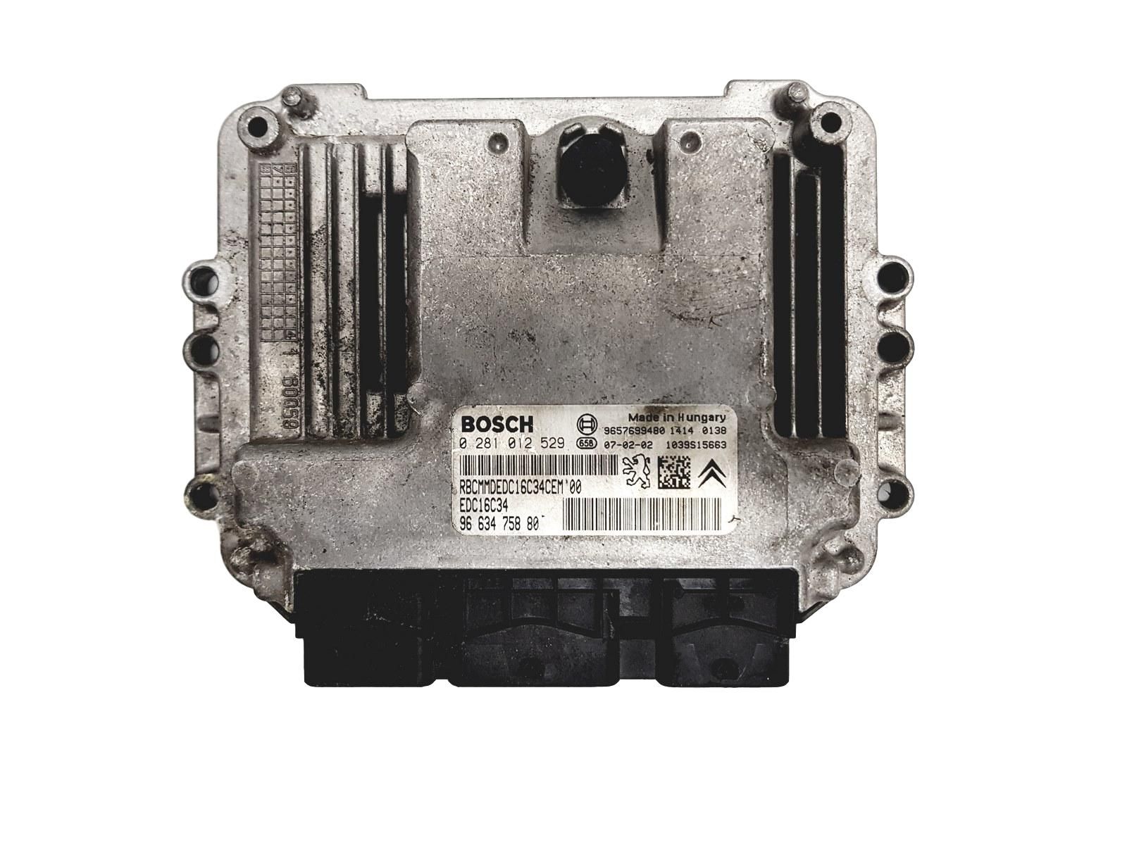Controller 0281012529 9663475880 9657699480 PSA Bosch 3105 main product photo