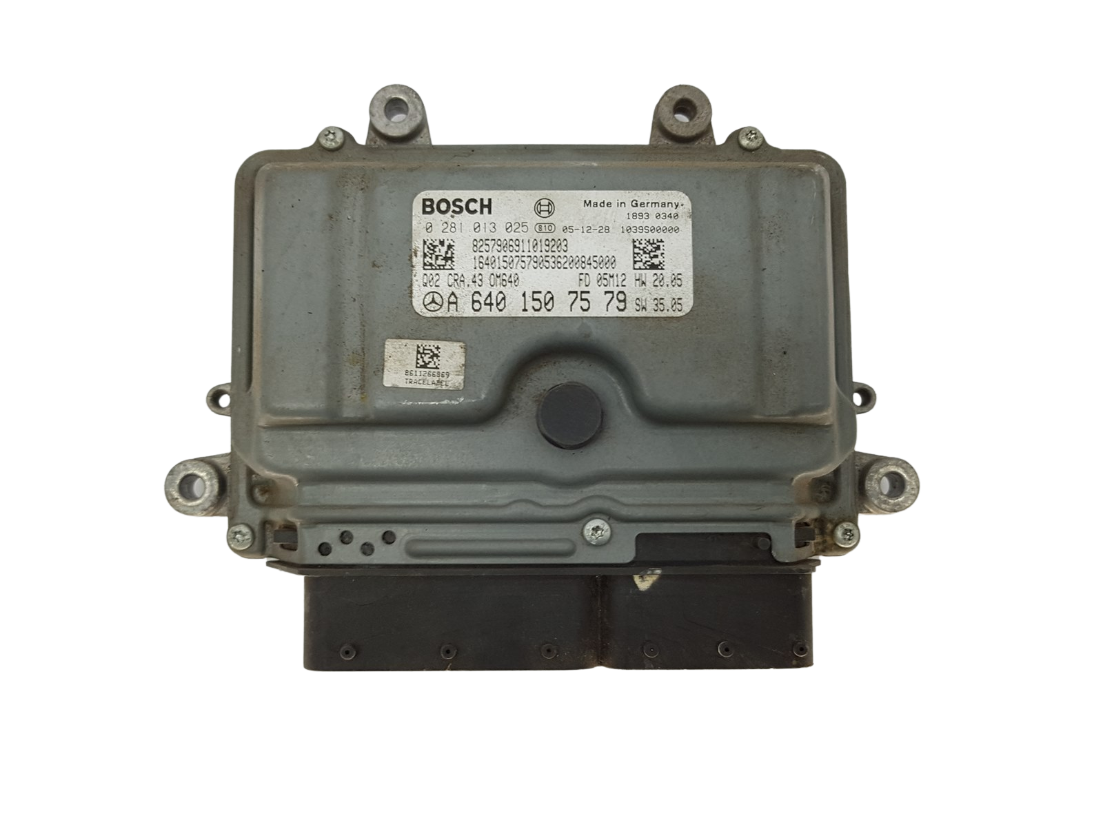 Controller 0281013025 A6401507579 Mercedes Bosch 15916 main product photo