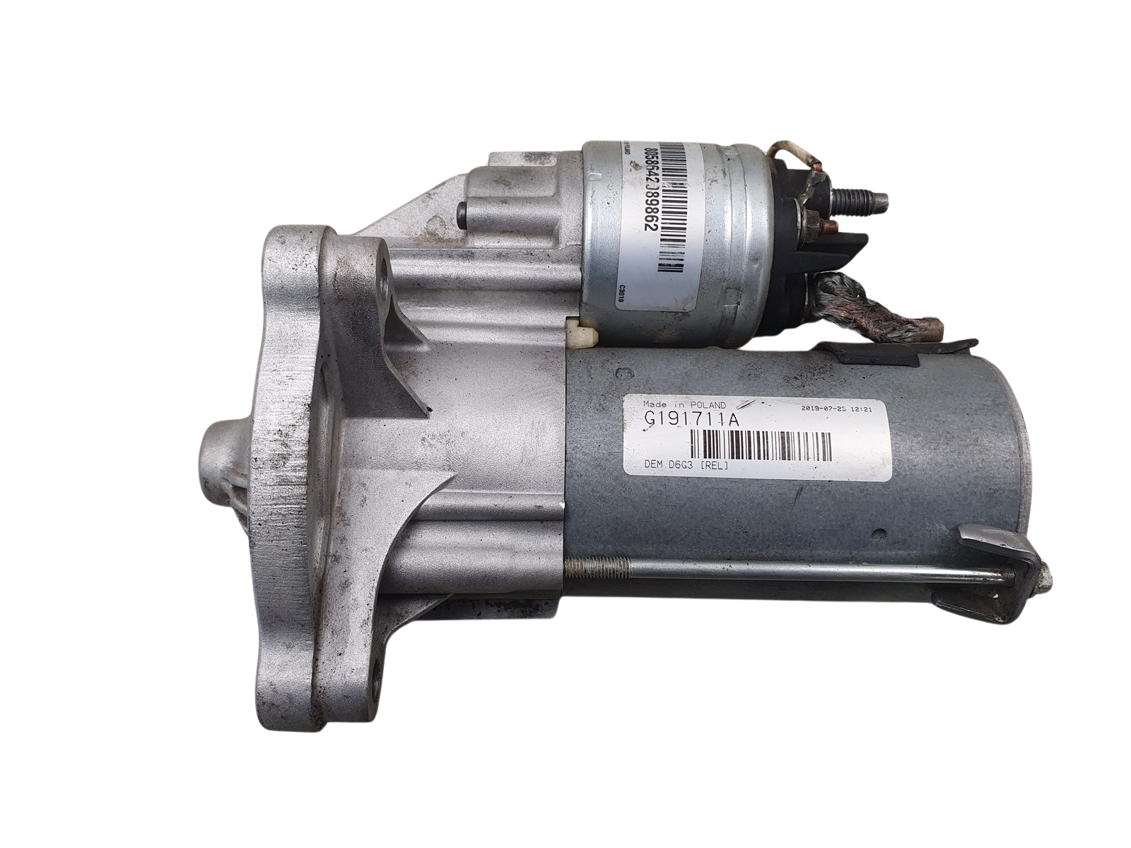 Starter 9618725080 D6G3 G191711A Valeo Citroen Peugeot main product photo