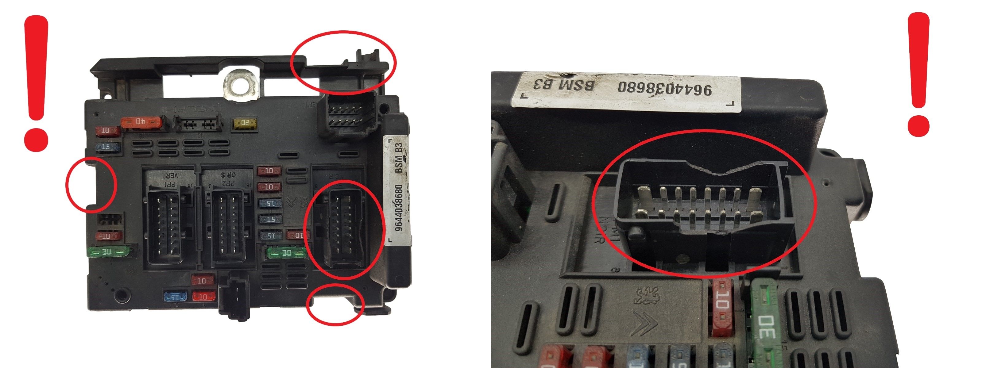 Controller BSM B3 9644038680 PSA Delphi 2290 main product photo