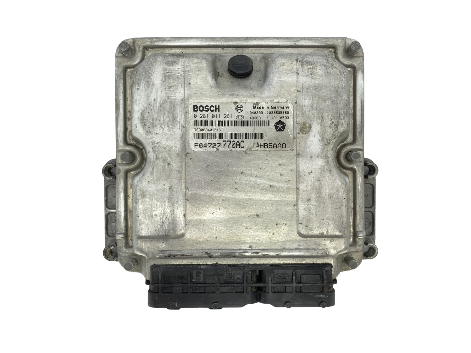 Controller 0281011281 P04727770AC HB5AAO Chrysler Bosch 54236 main product photo