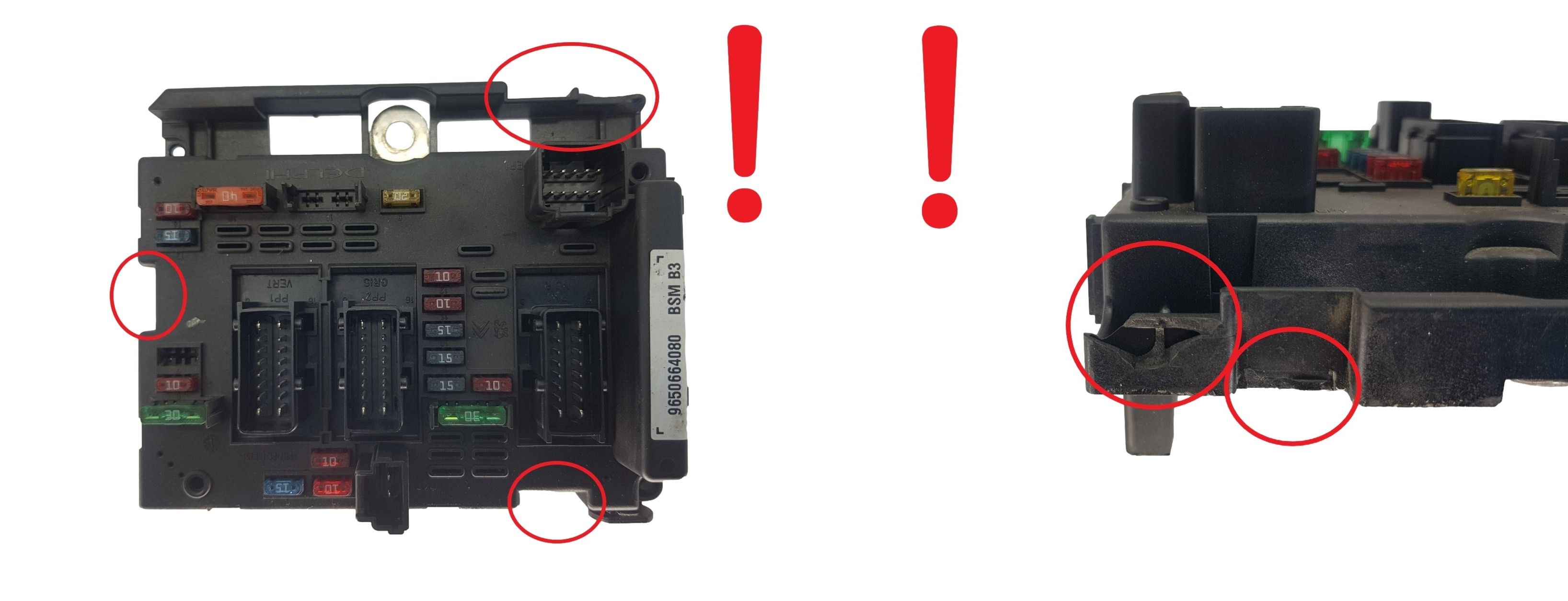Controller BSM B3 9650664080 PSA Delphi 2107 main product photo