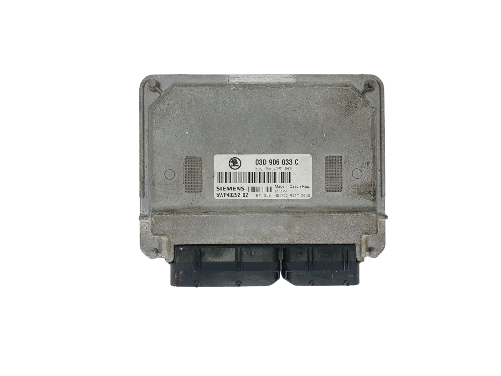 Controller 03D906033C 5WP40292 02 Skoda Siemens 44972 main product photo