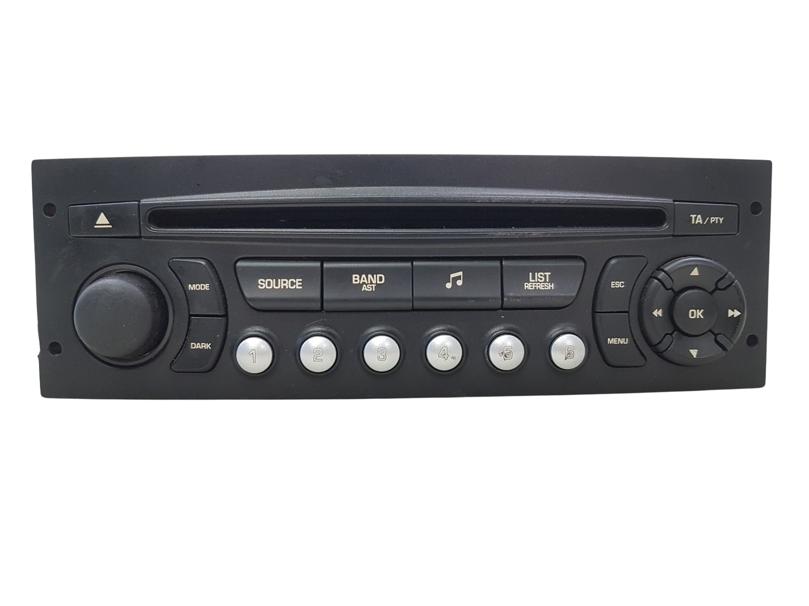 Cd Radio Player Citroen Peugeot 96662669XT PSARCD441-70 Continental 1181 main product photo