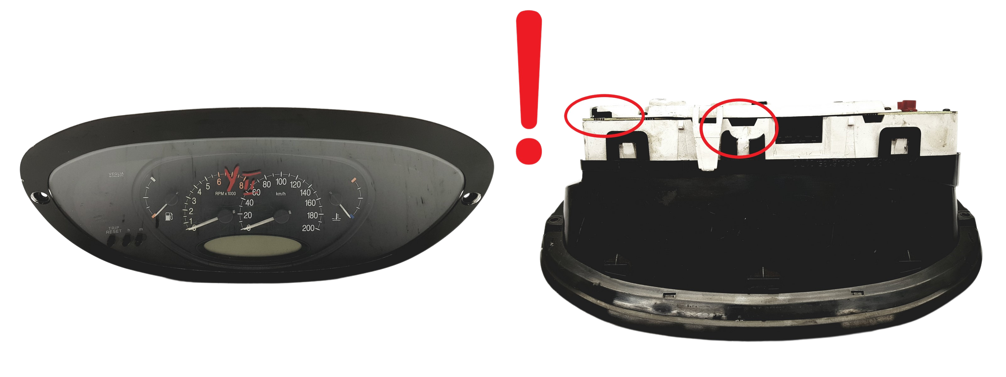 Speedometer/Instrument Cluster Lancia Ypsilon 06061350170 59186 main product photo