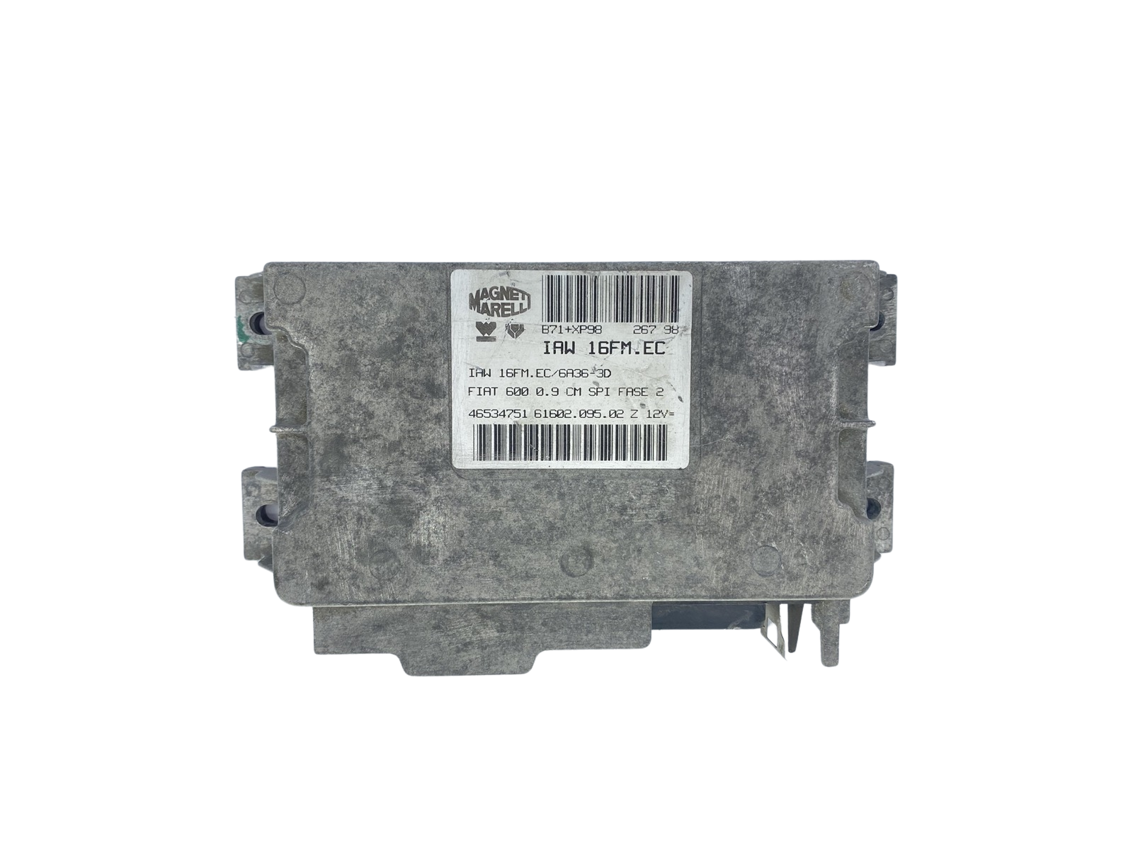 Controller Fiat 46534751 IAW16FM.EC 61602.095.02 Magneti Marell 58040 main product photo