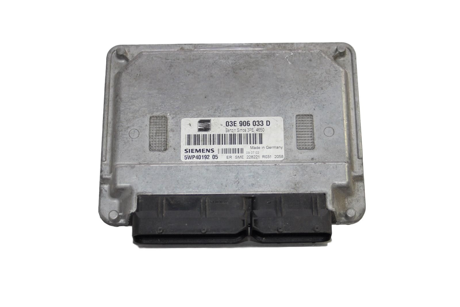 Engine Controller 03E906033D 5WP40192 Seat main product photo