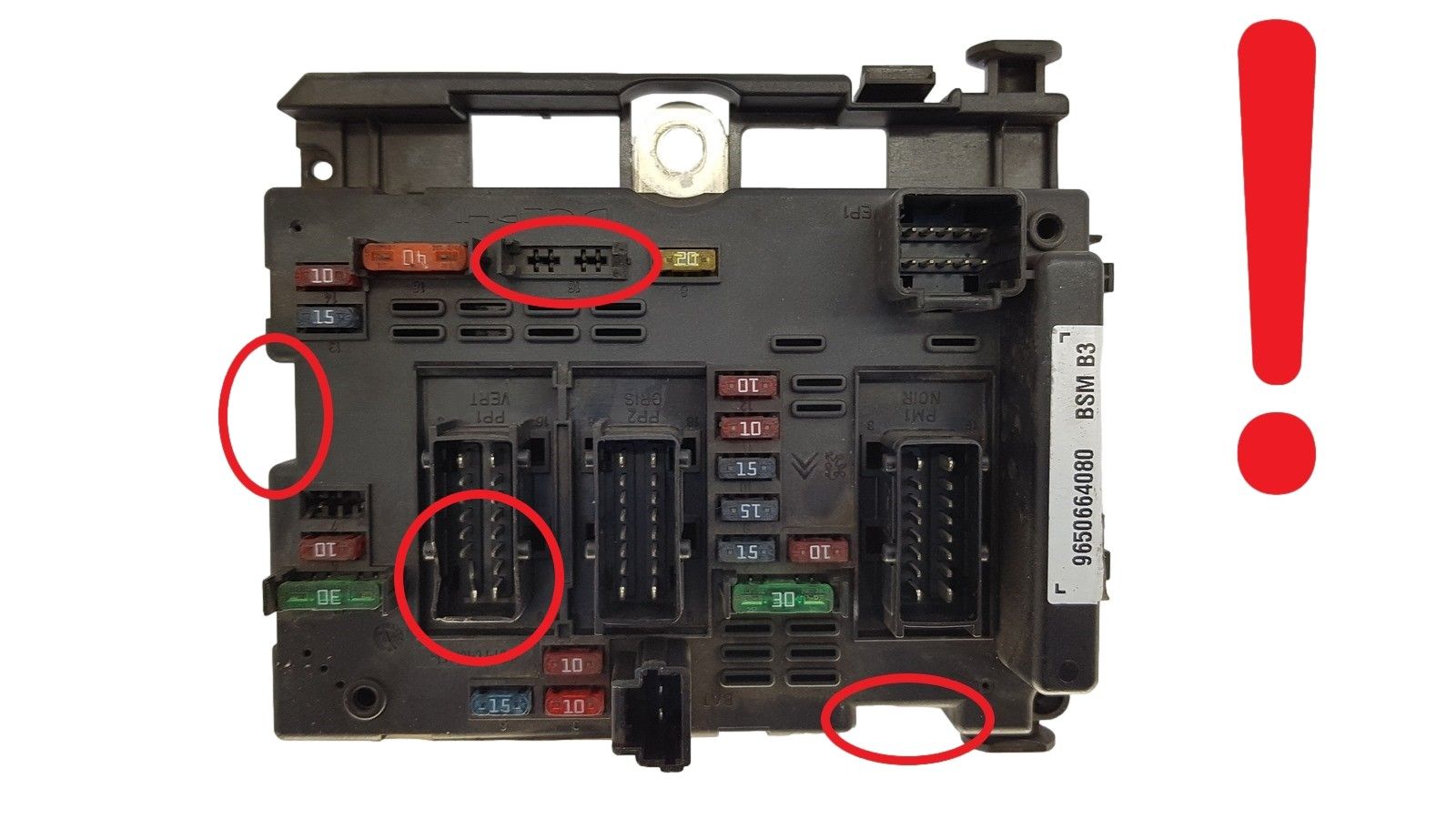 Controller BSM B3 9650664080 PSA Delphi 1281 main product photo
