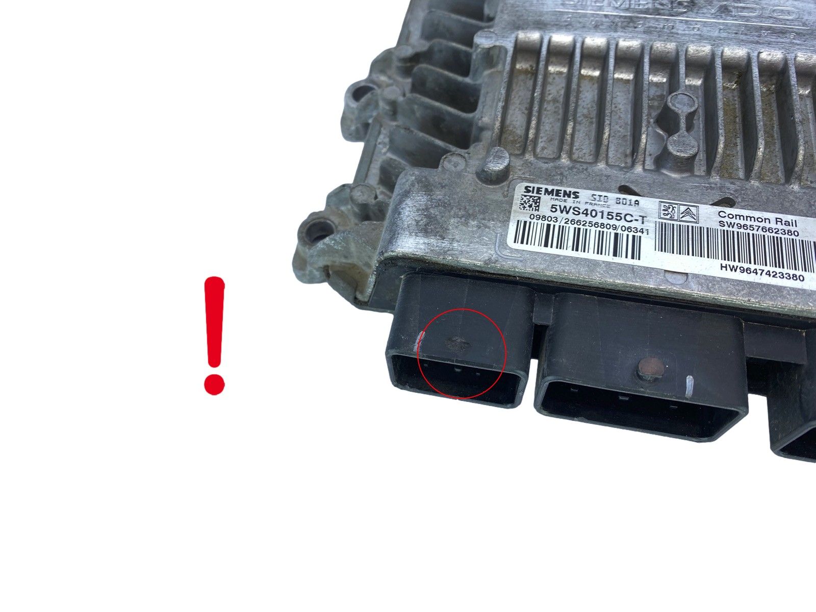 Controller 9657662380 9647423380 5WS40155C-T PSA Siemens 62812 main product photo