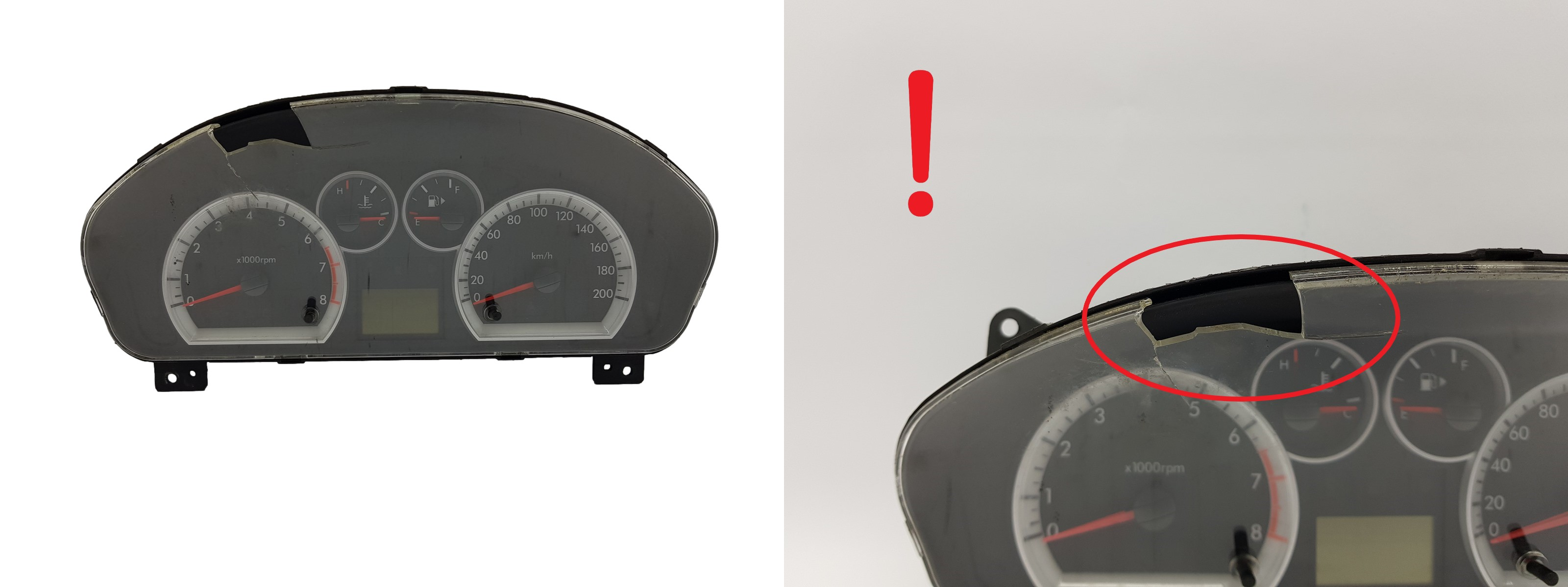 Speedometer/Instrument Cluster Chevrolet Aveo 96652451 2910 main product photo