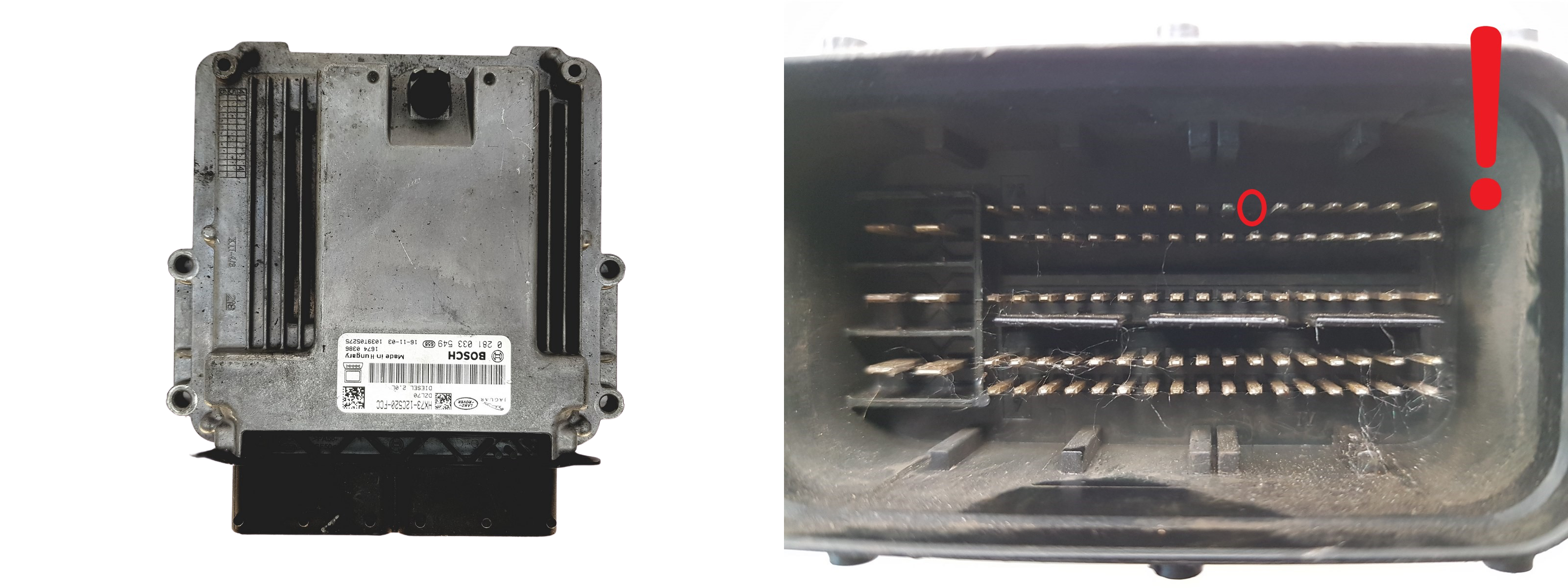 Controller 0281033549 HX73-12C520-FCC Jaguar Land Rover Bosch 30576 main product photo