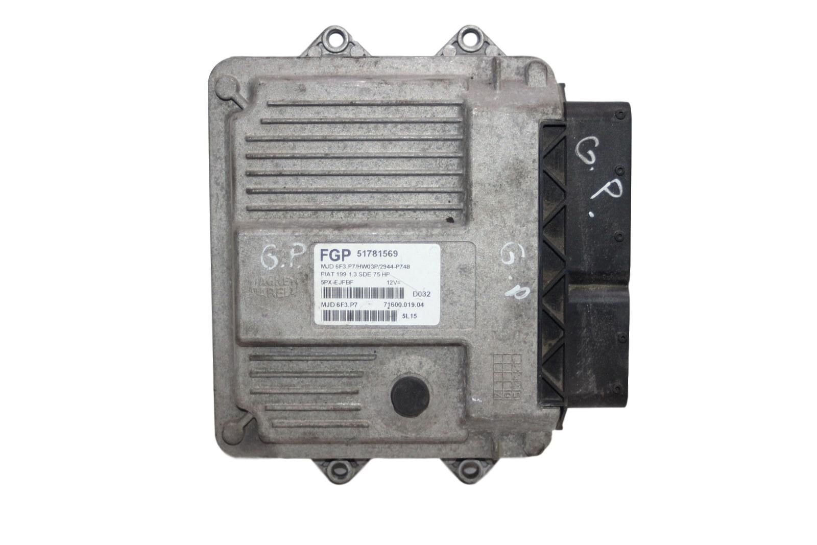 Engine Controller MJD6F3.P7 51781569 Fiat 3111 main product photo