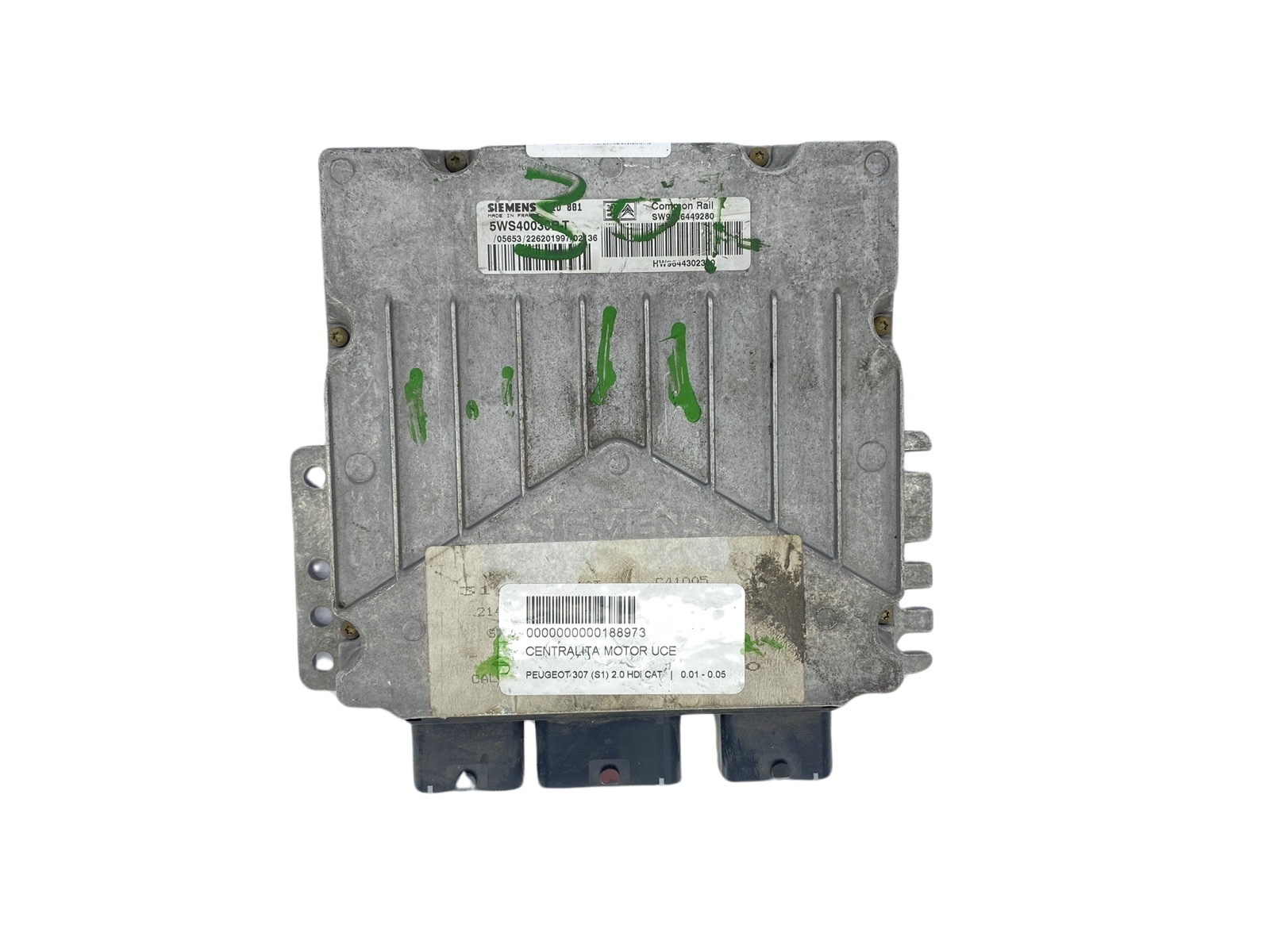 Controller 5WS40030B-T 9646449280 9644302380 SID801 PSA Siemens 59754 main product photo