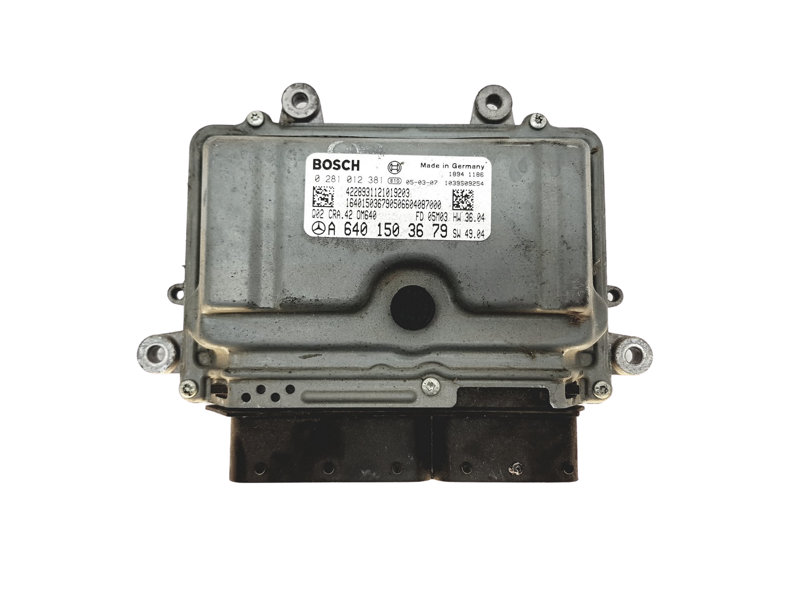 Controller 0281012381 A6401503679 Mercedes Bosch 30476 main product photo