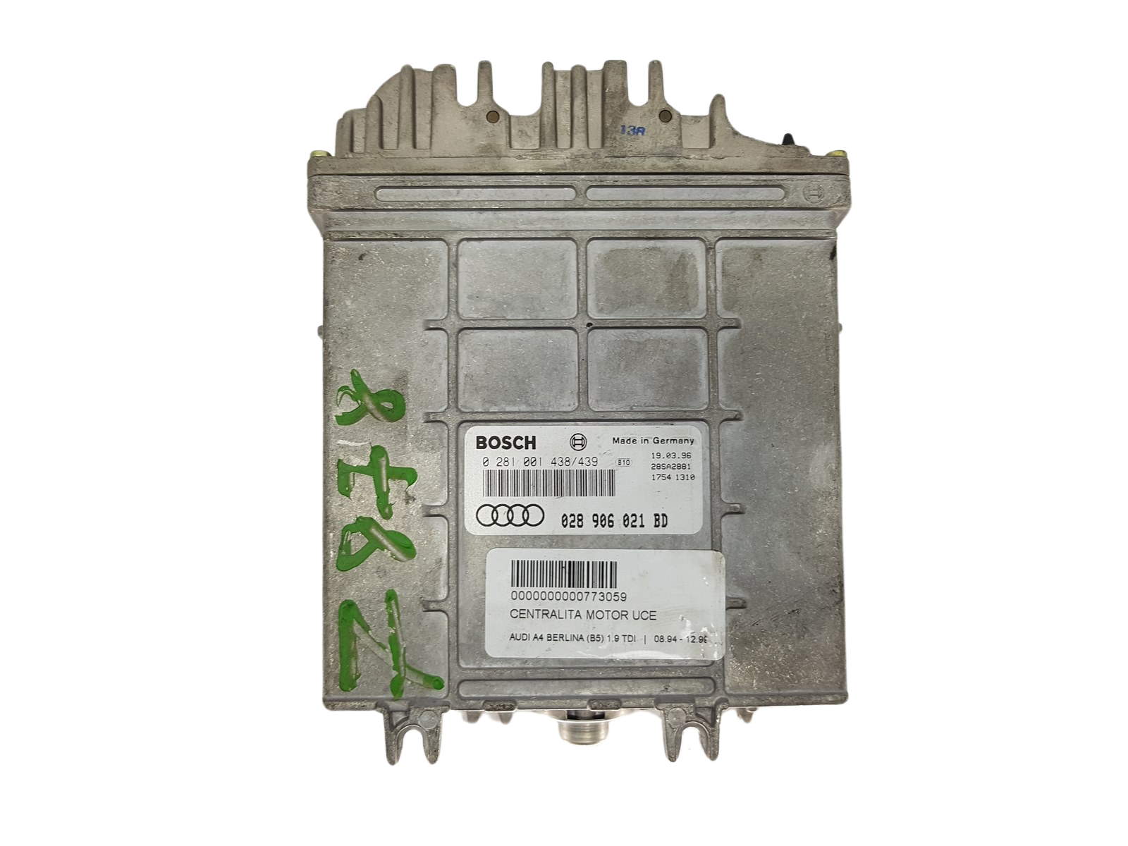 Controller 028906021BD 0281001438 Audi Bosch 3766 main product photo