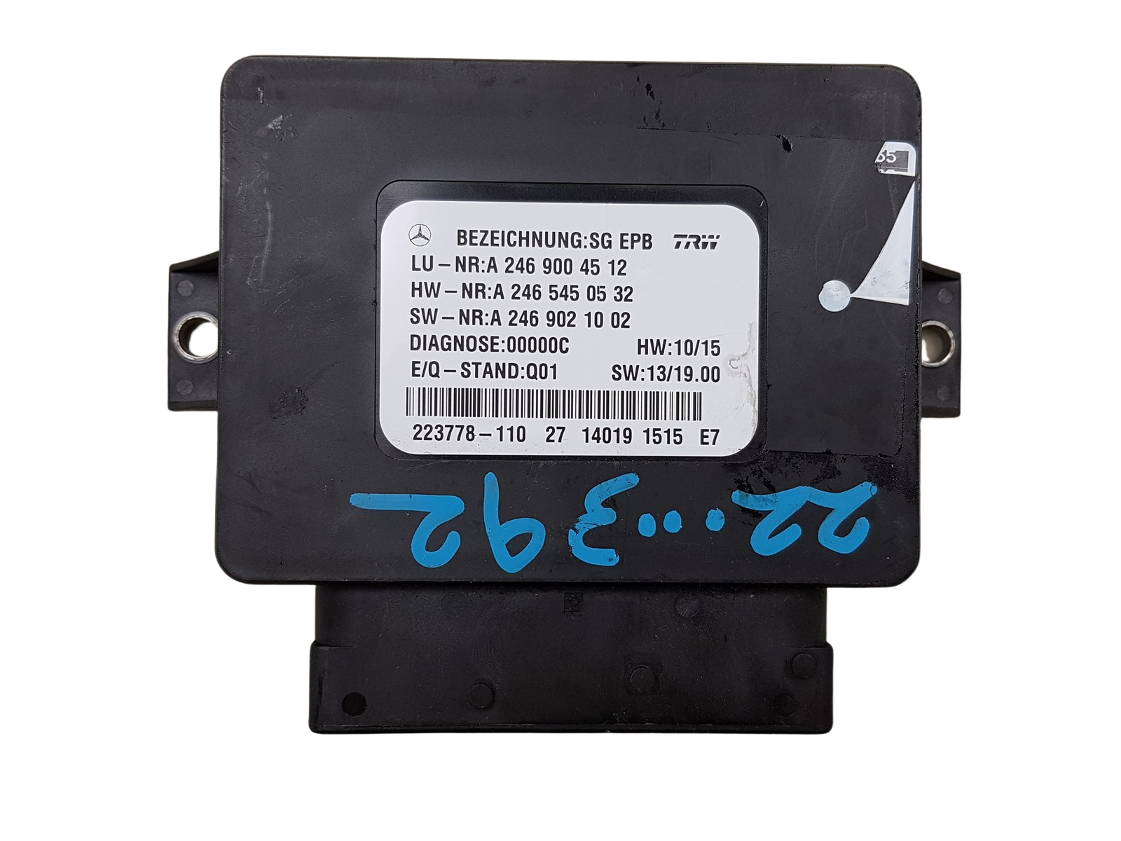 Controller Mercedes-Benz A2469004512 A2465450532 A2469021002 TRW main product photo