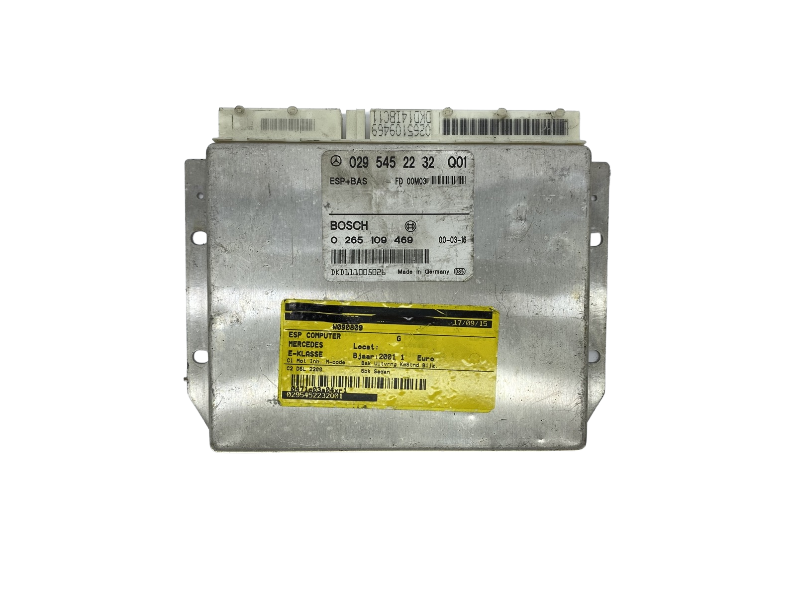 Controller ESP 0295452232 0265109469 Mercedes Bosch 57246 main product photo