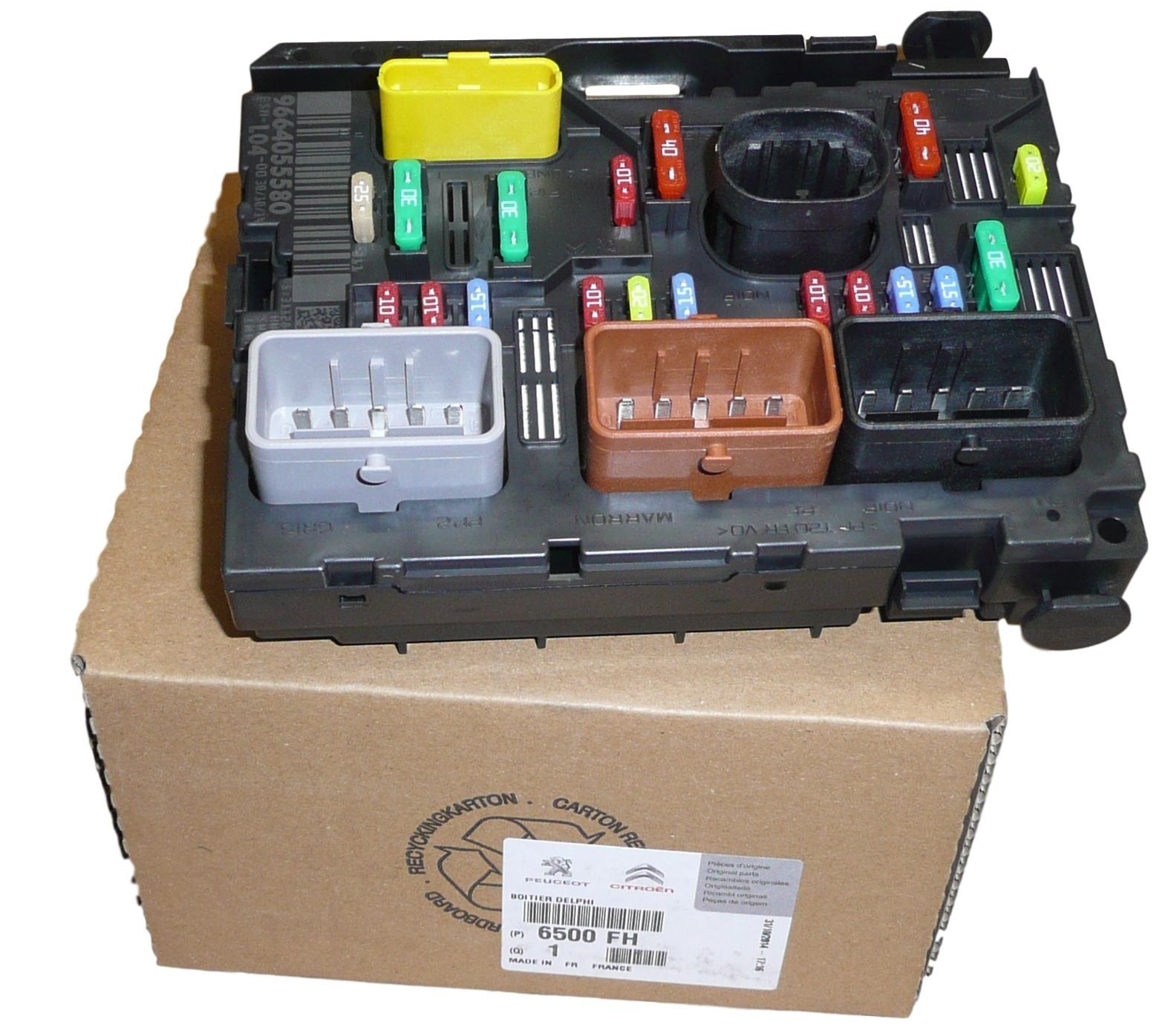 Fuse Box New Original 6500FH 6500.FH Peugeot Citroen main product photo
