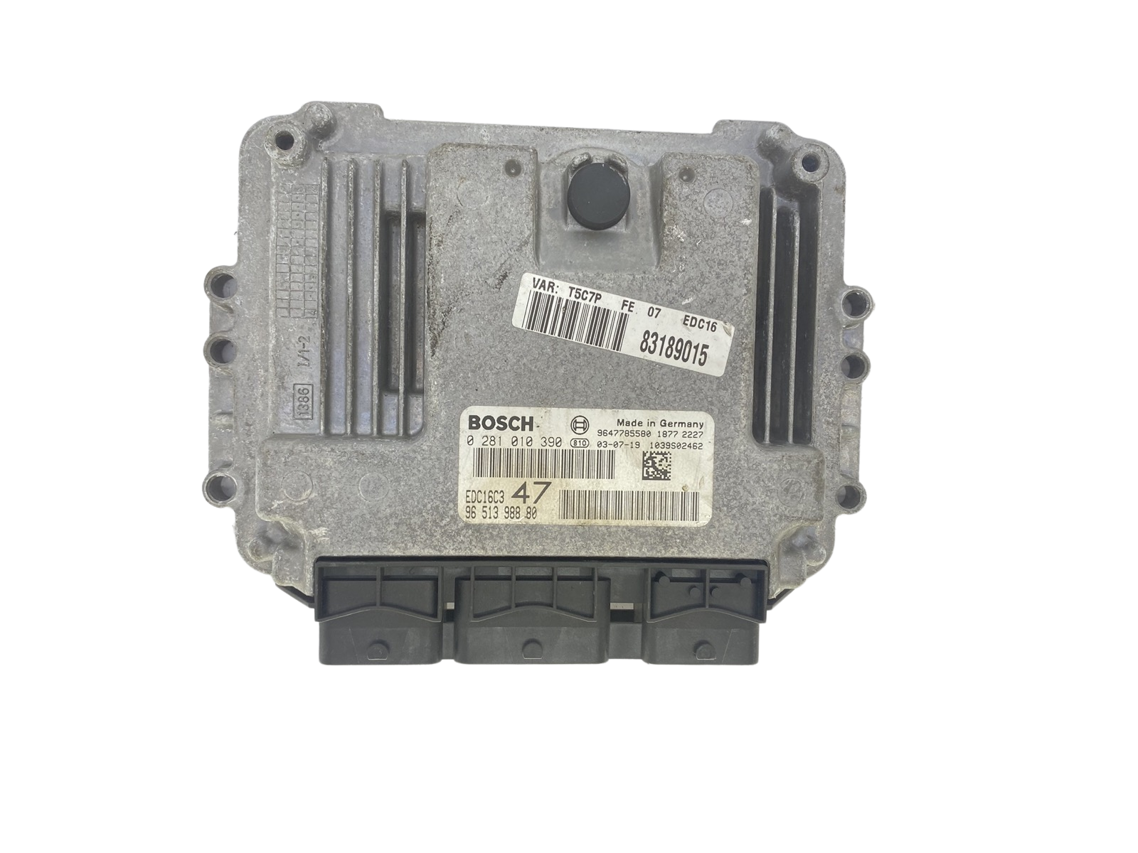 Controller 0281010390 9651398880 9647785580 PSA Bosch 57355 main product photo
