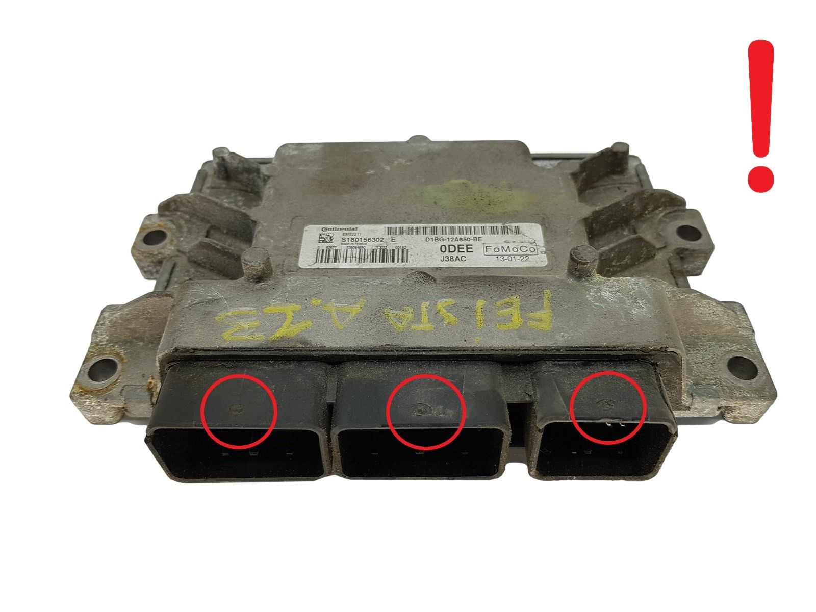 Controller D1BG-12A650-BE S180156302E 0DEE EMS2211 FoMoCo Ford main product photo