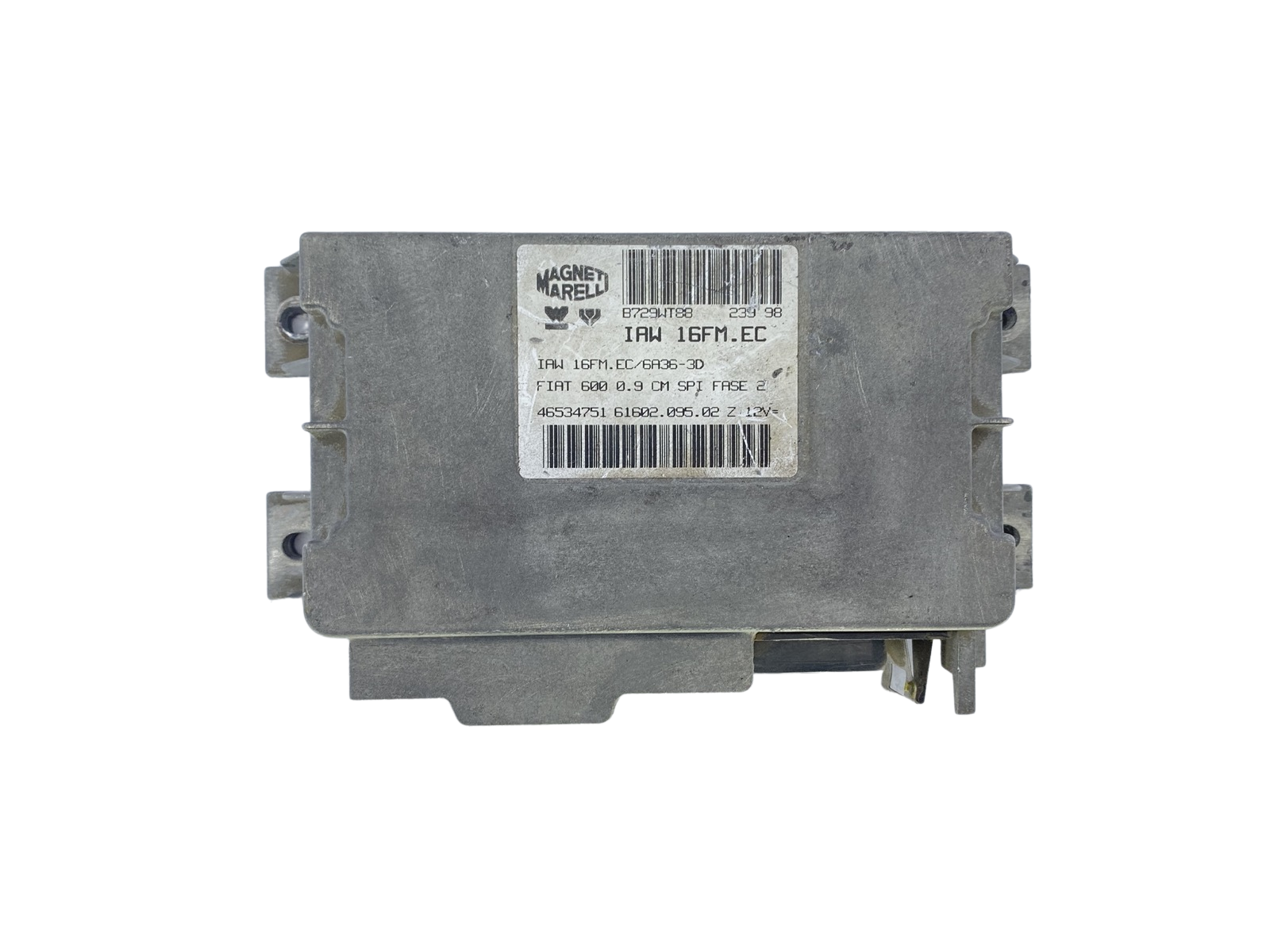 Controller Fiat 46534751 IAW16FM.EC 61602.095.02 Magneti Marell 54786 main product photo