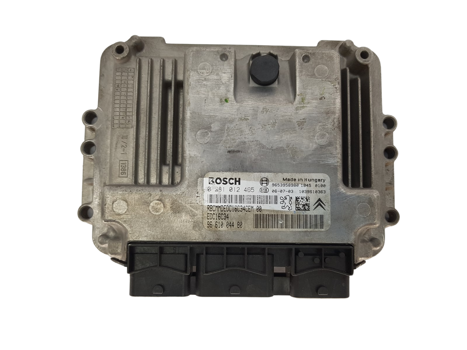 Controller 0281012465 9661004480 9653958980 PSA Bosch 3555 main product photo