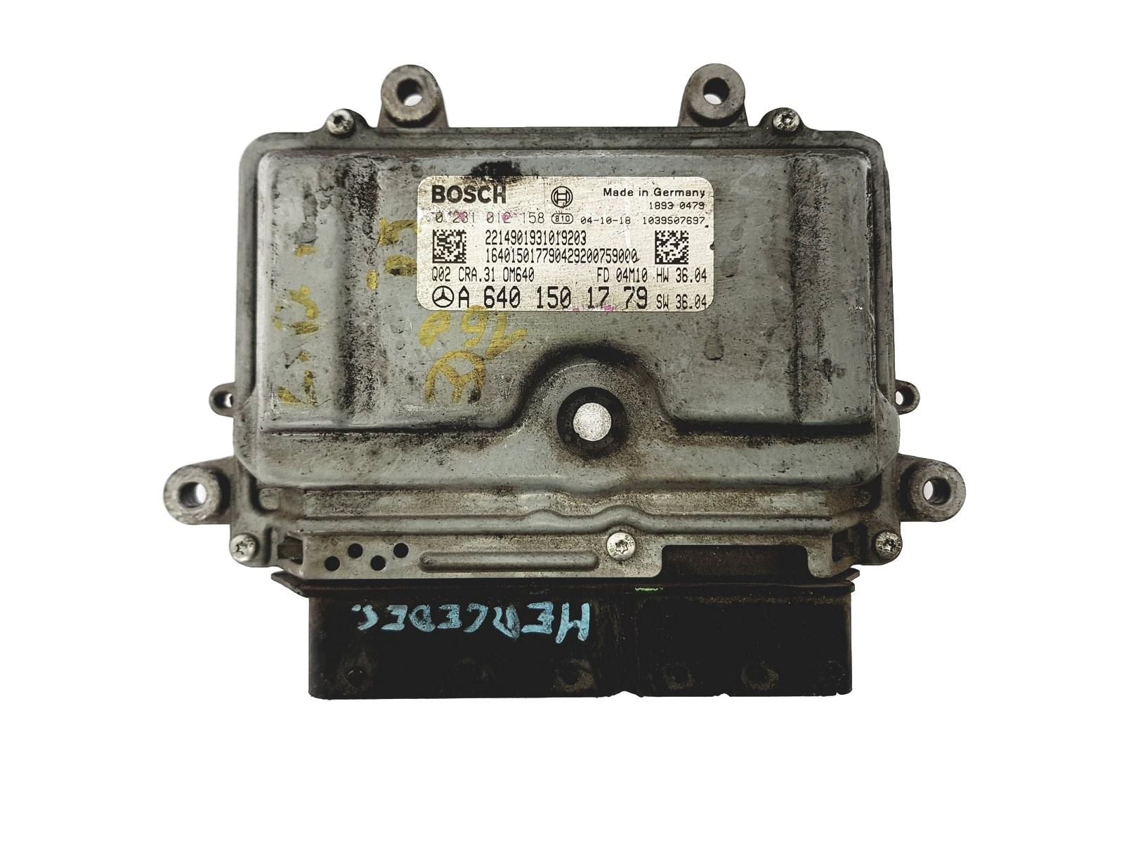Controller 0281012158 A6401501779 Mercedes Bosch main product photo