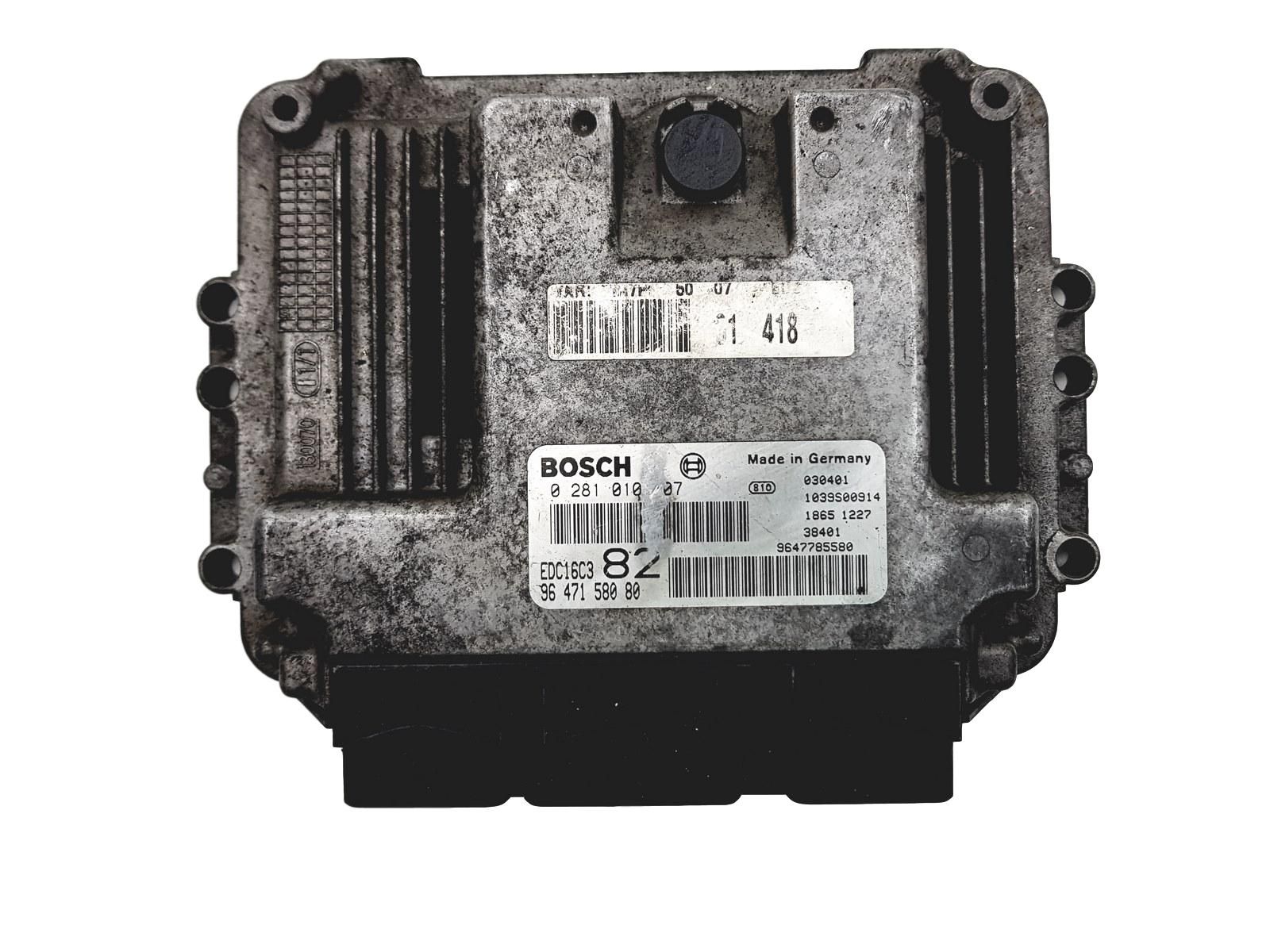 Controller 0281010707 9647158080 9647785580 PSA Bosch 3067 main product photo