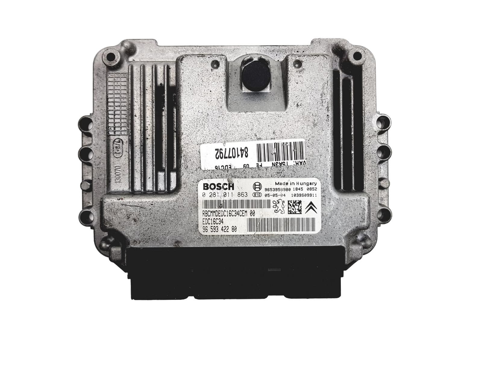 Controller 0281011863 9659342280 9653958980 PSA Bosch main product photo