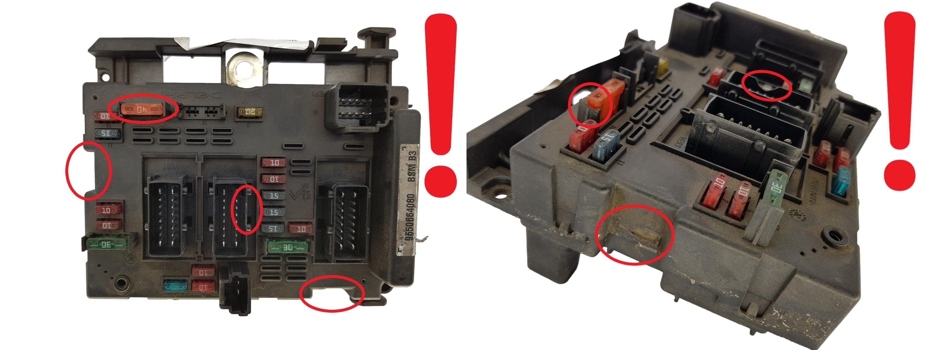 Controller BSM B3 9650664080 PSA Delphi 1304 main product photo