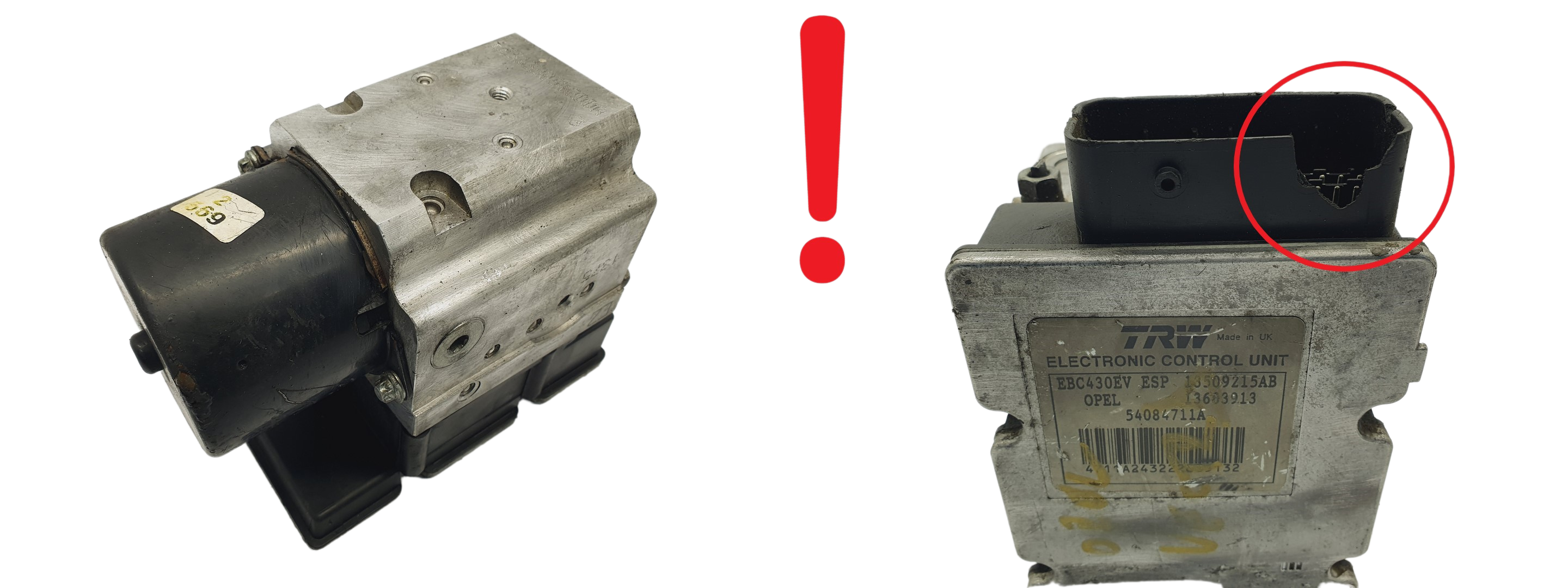 Abs Pump Opel Vectra C 13663913 13136694 TRW 62657 main product photo