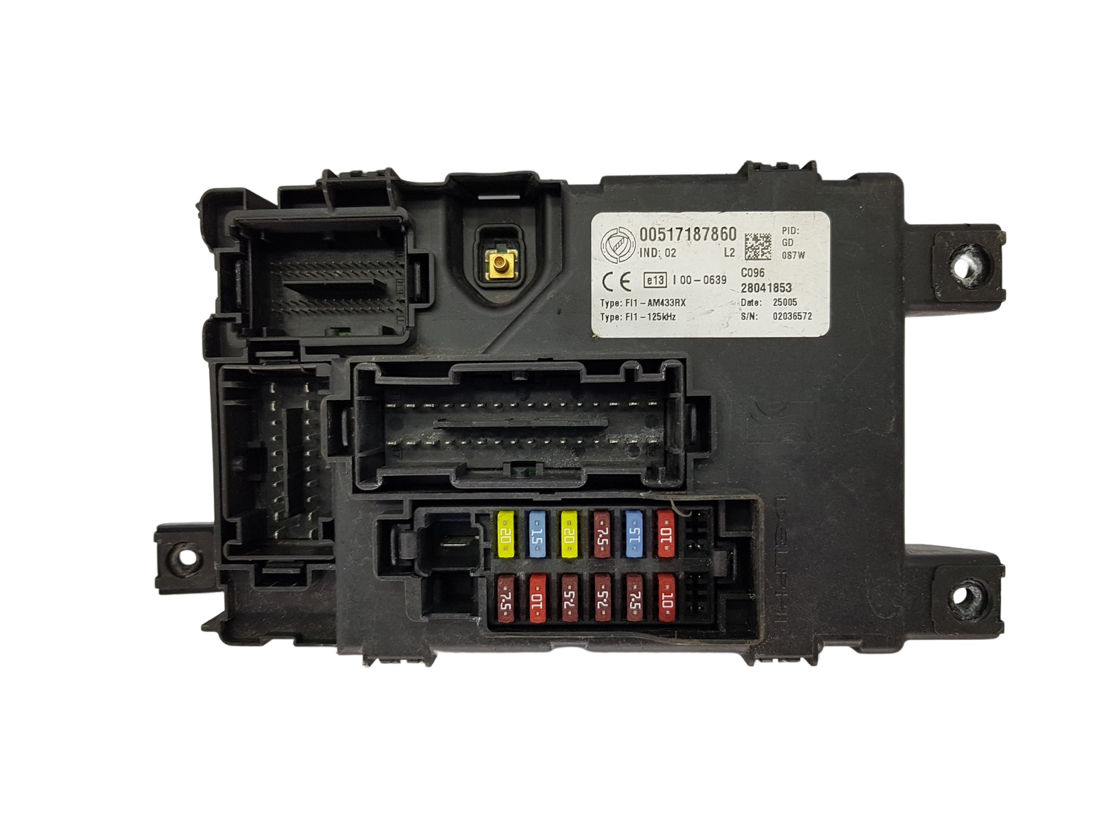 Fuse Box Fiat 00517187860 28041853 Delphi main product photo