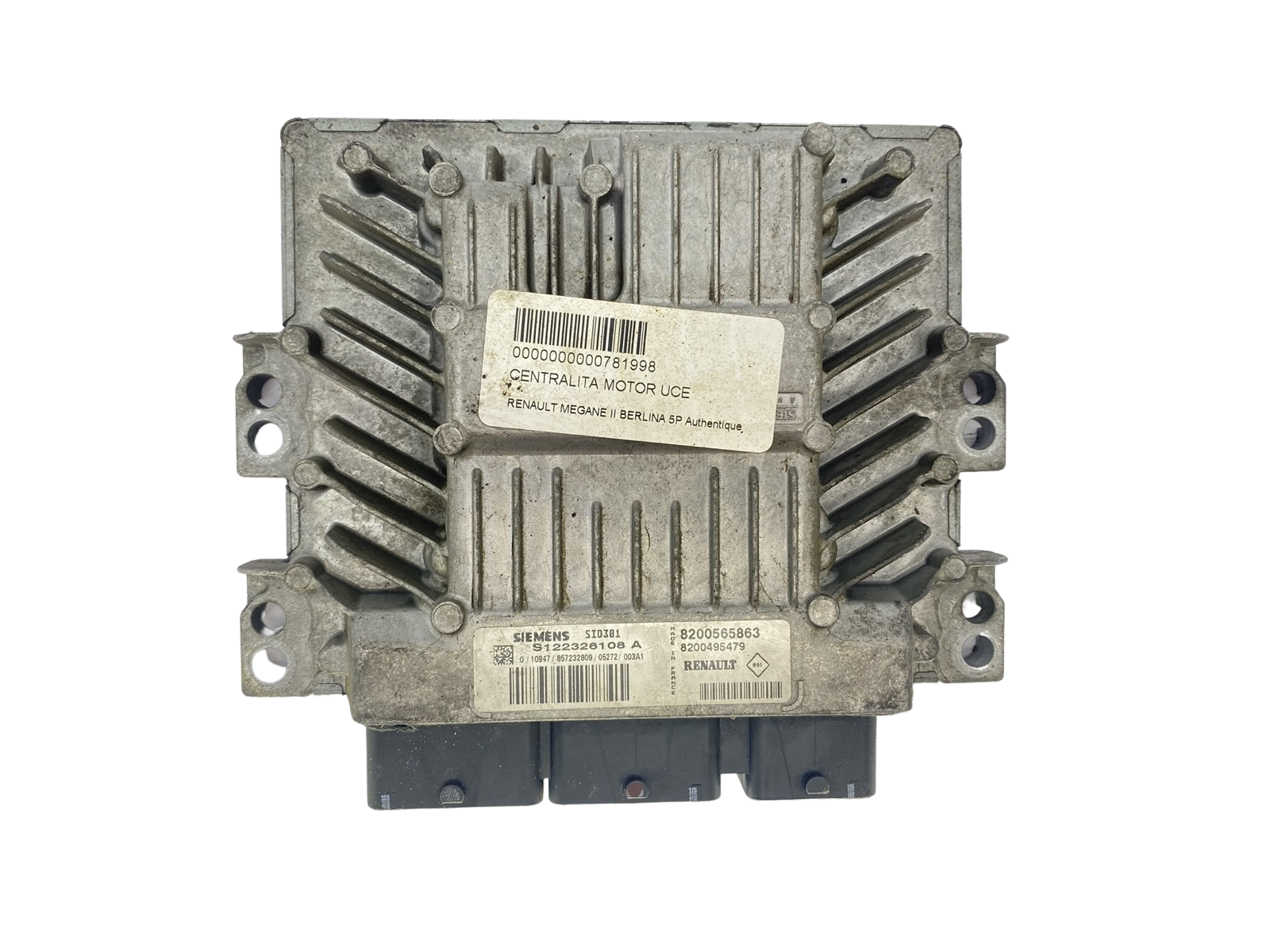 Controller S122326108A 8200565863 8200495479 Renault Siemens 59892 main product photo