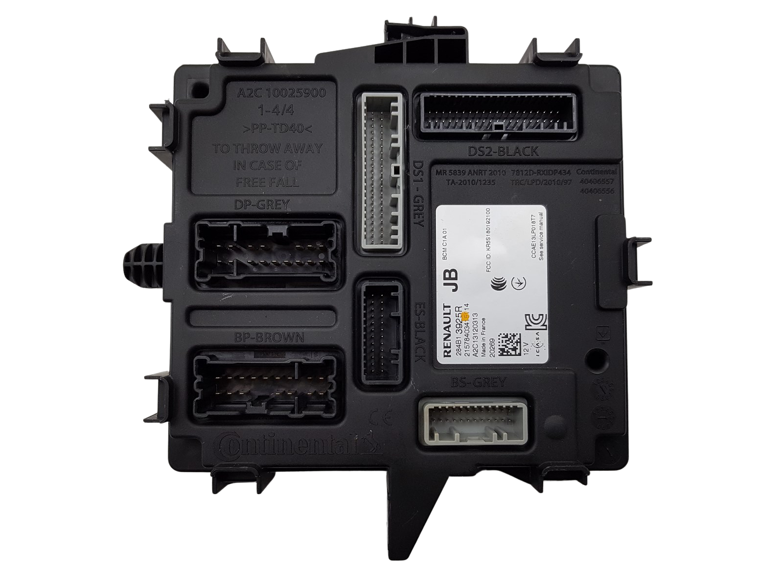 Controller BCM Renault 284B13925R A2C13120313 0km 1038 main product photo