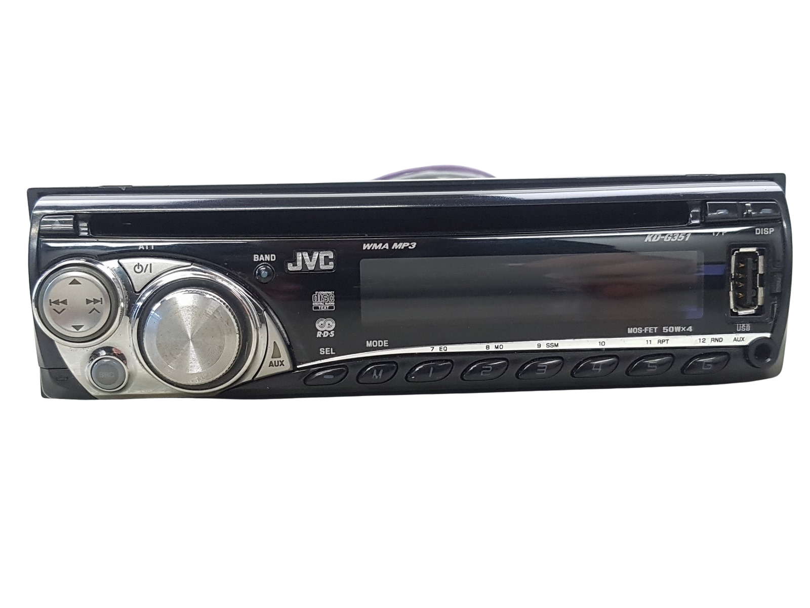 Radio CD Player MP3 USB AUX JVC KD-G351 main product photo