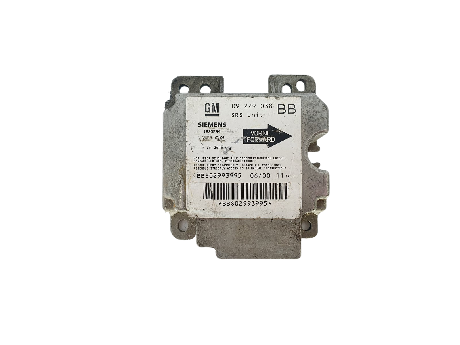 Controller 09229038 5WK4 2924 GM Siemens main product photo