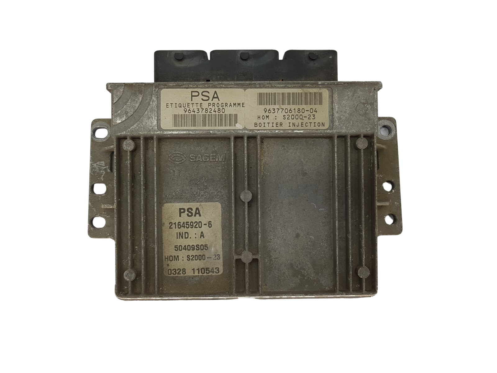 Controller 9643782480 9637706180-04 21645920-6 PSA Sagem 13433 main product photo