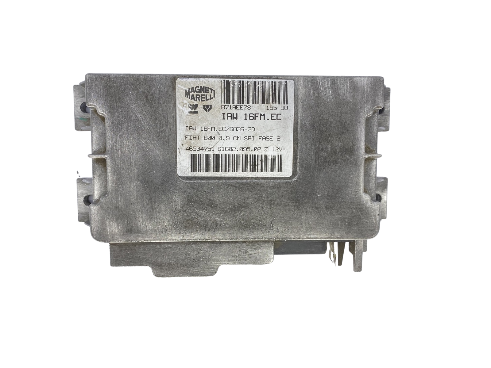 Controller Fiat 46534751 IAW16FM.EC 61602.095.02 Magneti Marell 57661 main product photo