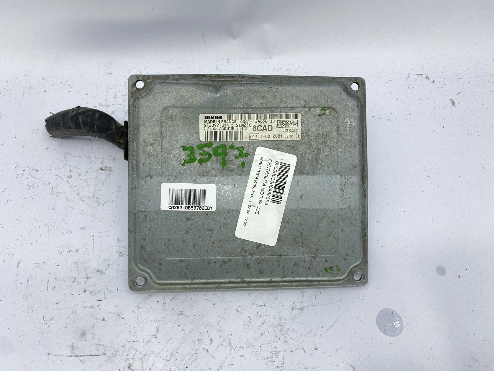 Controller S120977314D 6S61-12A650-JD Ford Siemens 59702 main product photo