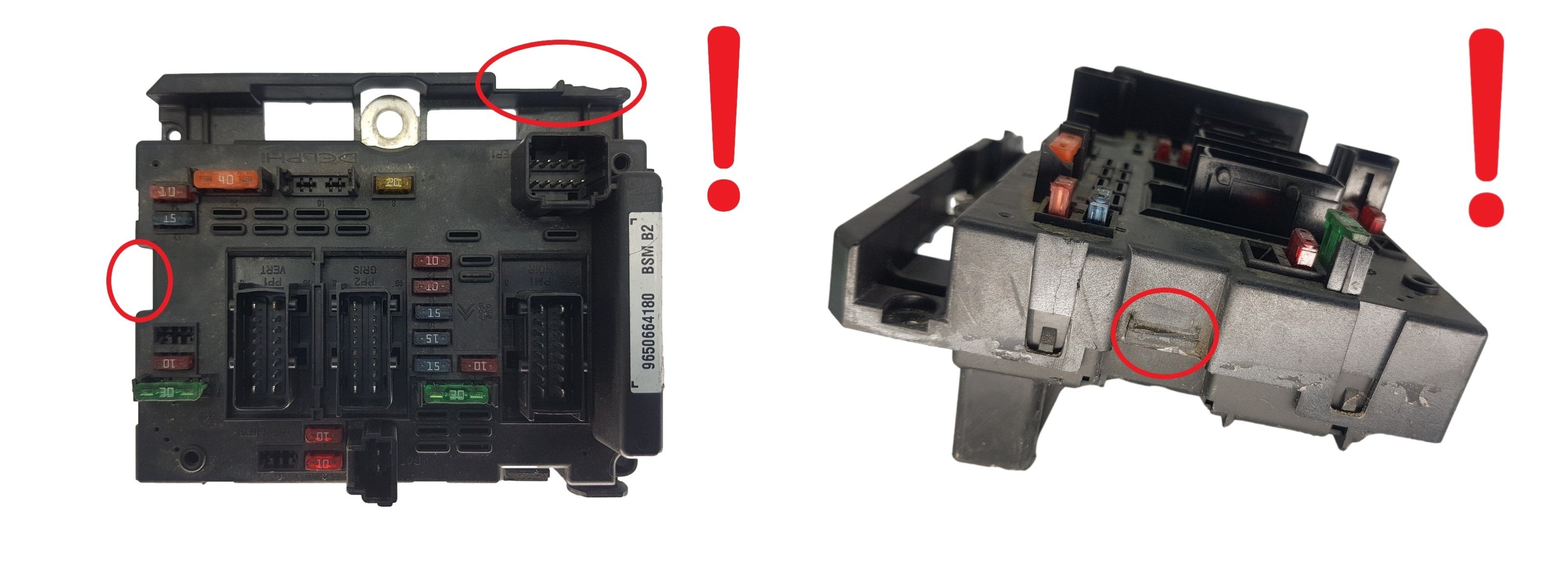 Controller BSM B2 9650664180 PSA Delphi 1960 main product photo