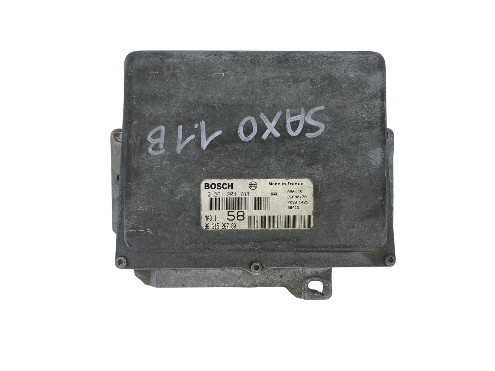 Controller 0261204788 9631528780 PSA Bosch 52155 main product photo