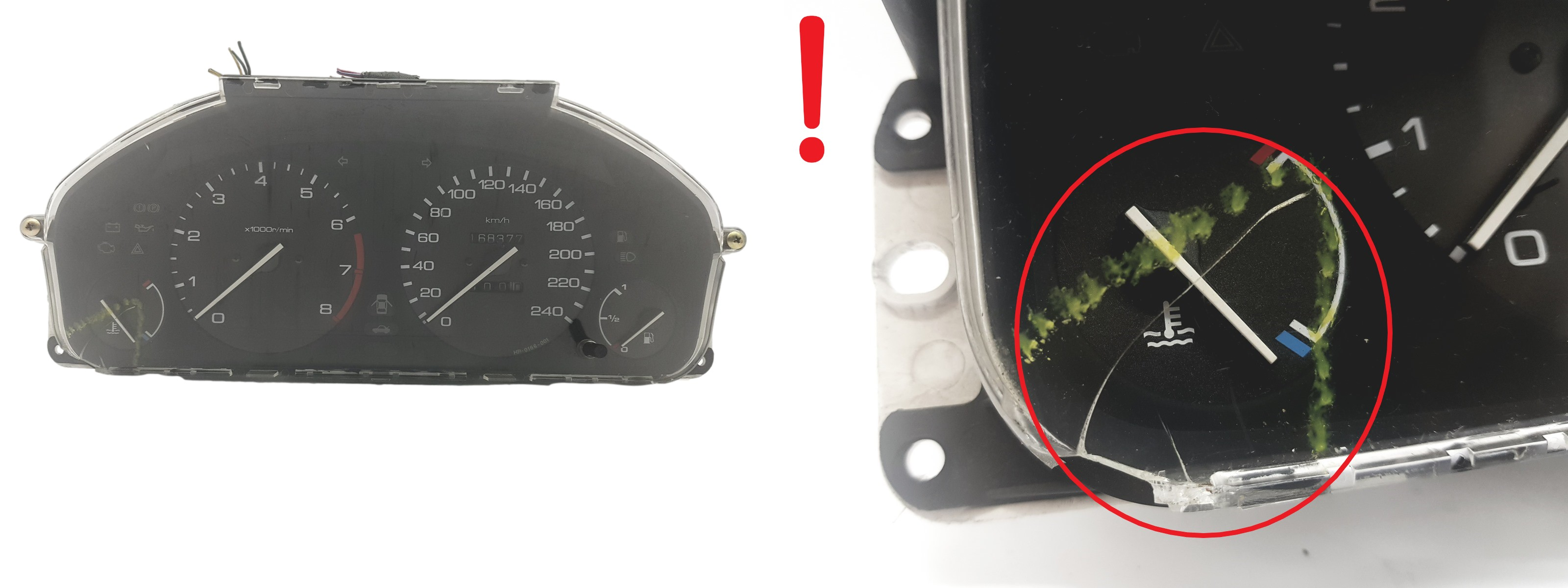 Speedometer/Instrument Cluster Honda Accord HR-166-01 HR16601 1078 main product photo