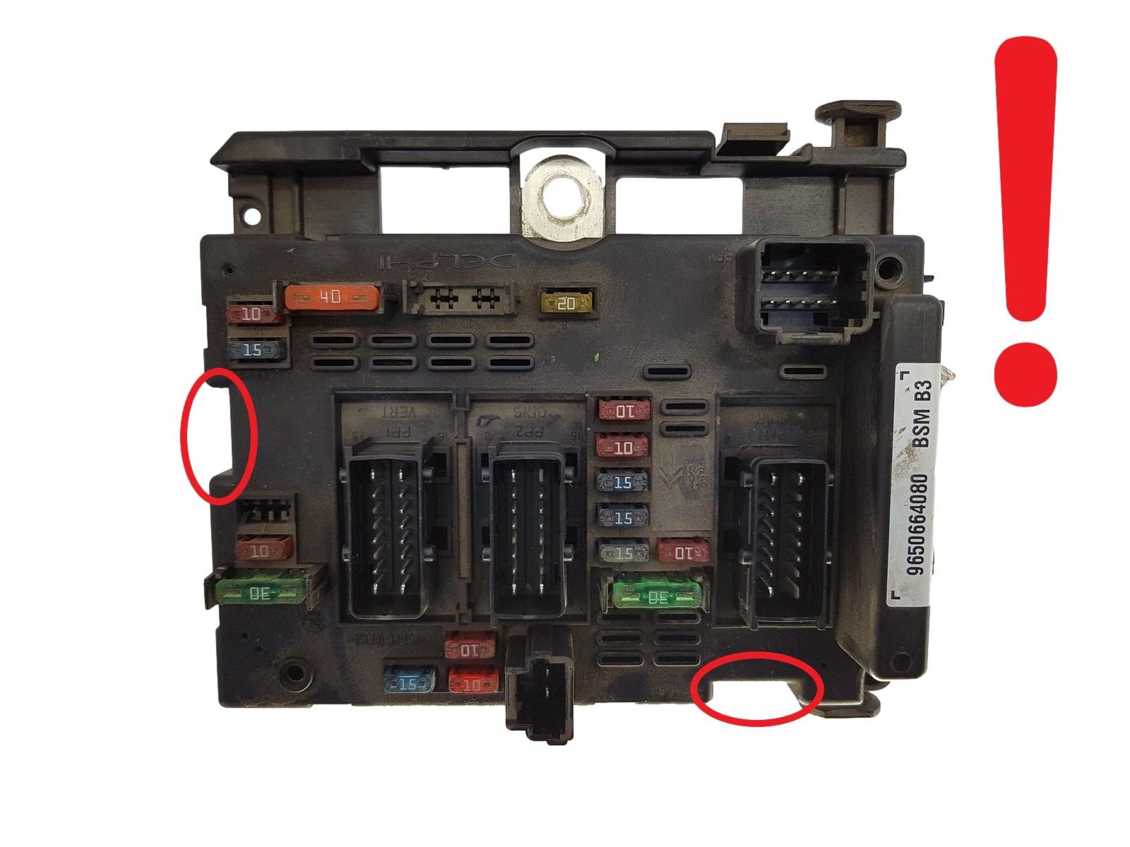 Controller BSM B3 9650664080 PSA Delphi 1235 main product photo