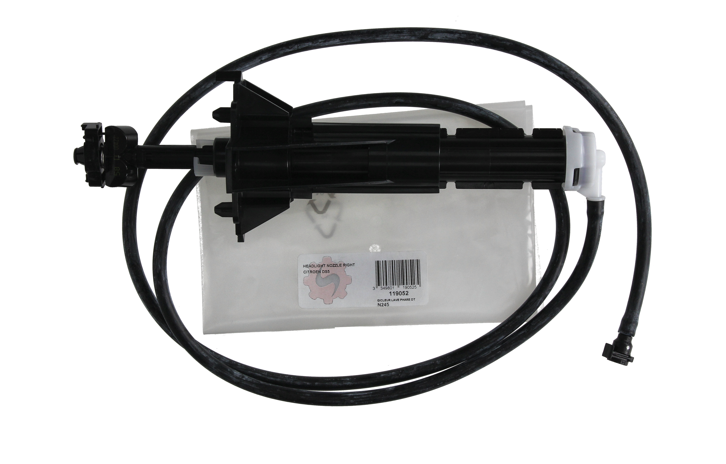 Headlamp Washer Nozzle Right 119052 9809722180 Citroen Seim main product photo