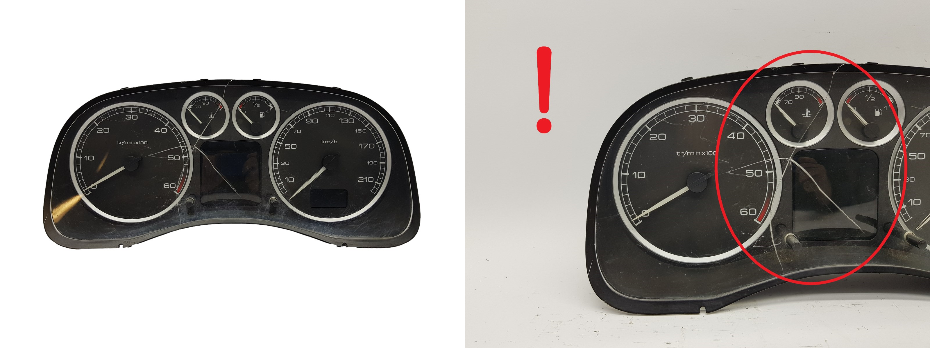 Speedometer/Instrument Cluster Peugeot 307 9655476580 G00 2444 main product photo