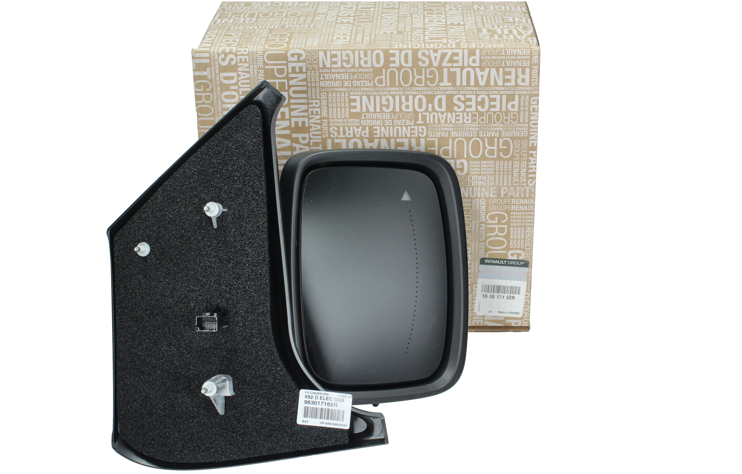 Mirror Right Original 963017162R Renault main product photo