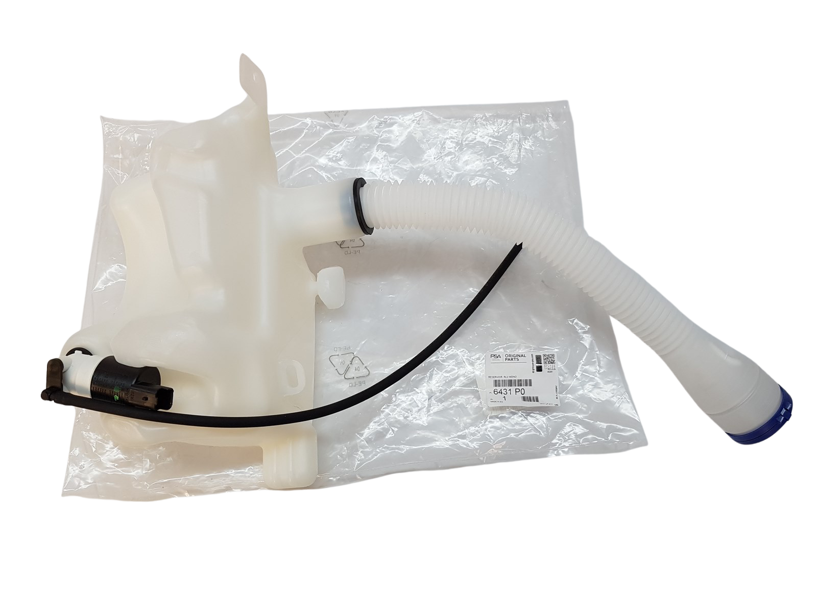 Washer Tank Original Citroen Peugeot Berlingo Partner II 6431P0 main product photo