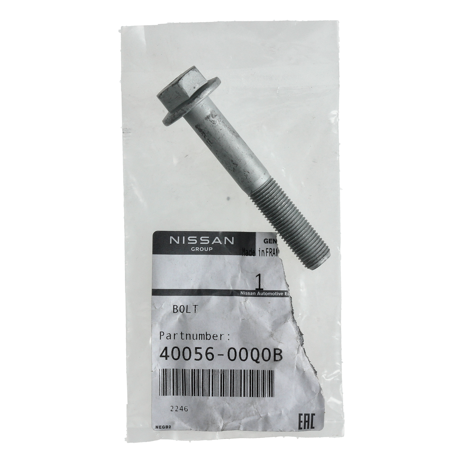 Bolt New Original 4005600Q0B Renault Nissan main product photo