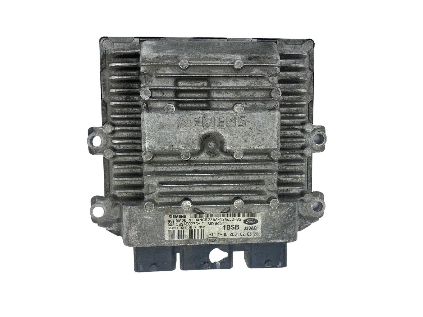 Controller 2S6A-12A650-BG 5WS40027G-T SID 802 Ford Siemens 50812 main product photo
